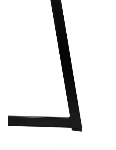 Stolik ALLEN 60 czarny - MDF, metal