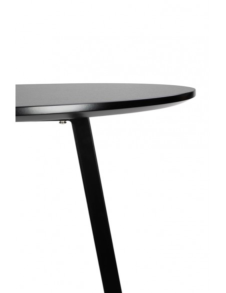 Stolik ALLEN 60 czarny - MDF, metal