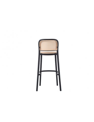 Krzesło barowe WICKY czarne