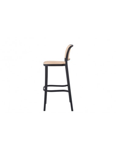 Krzesło barowe WICKY czarne