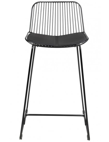 Krzesło barowe MILES czarne 76