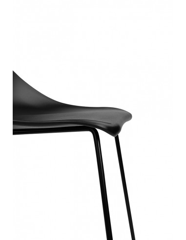 Hoker ROLF czarny 66 cm - polipropylen, metal