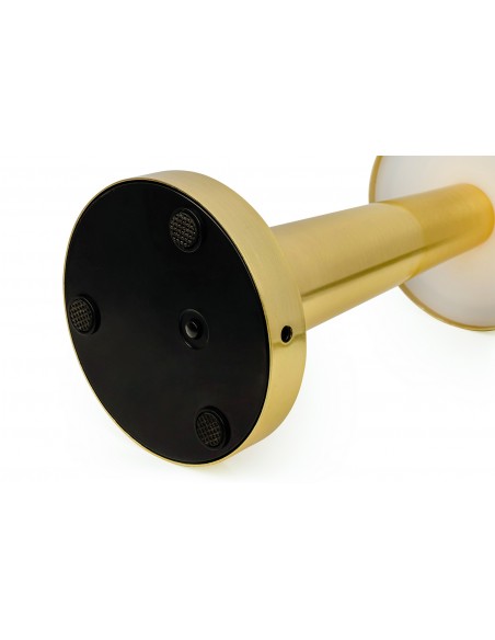 Lampa biurkowa LEE złota - wbudowana bateria, LED