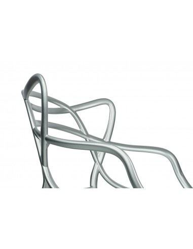 Krzesło LUXO srebrne - ABS