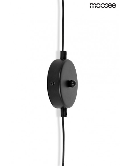 MOOSEE lampa ścienna BOWL DUO czarna