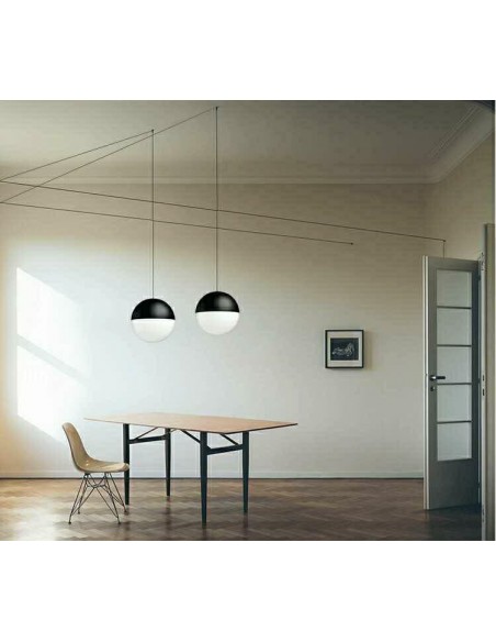 MOOSEE lampa ścienna BOWL DUO czarna