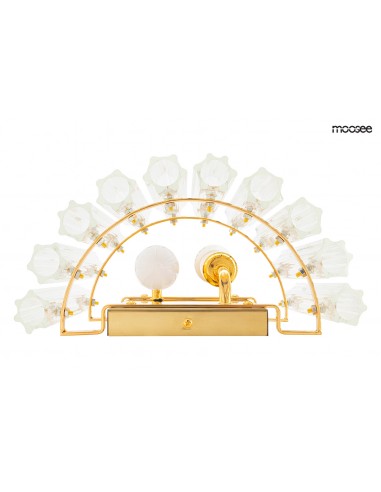 MOOSEE lampa ścienna PALACE złota