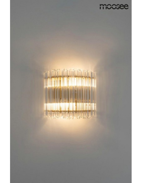 MOOSEE lampa ścienna PALACE złota