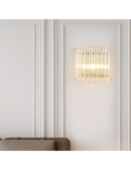 MOOSEE lampa ścienna PALACE złota