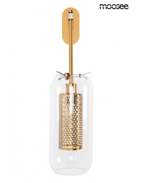 MOOSEE lampa ścienna LAMPION złota