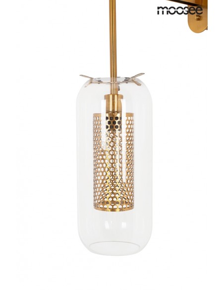 MOOSEE lampa ścienna LAMPION złota