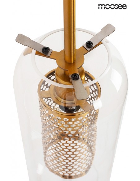 MOOSEE lampa ścienna LAMPION złota