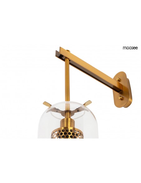 MOOSEE lampa ścienna LAMPION złota