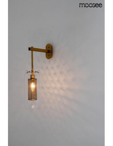 MOOSEE lampa ścienna LAMPION złota