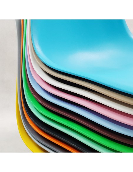 Zestaw stół Lugano 80 szary i 4 krzesła Milano szare