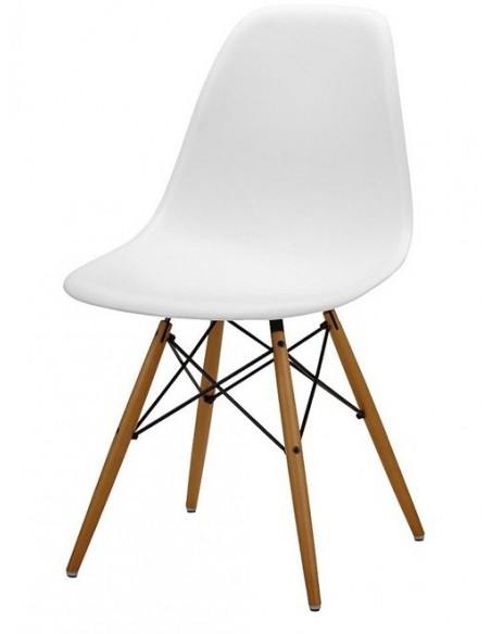 Krzesło DSW Milano białe