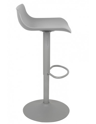 Krzesło barowe SNAP BAR TAP regulowane szare