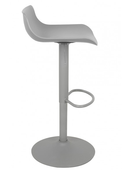 Krzesło barowe SNAP BAR TAP regulowane szare