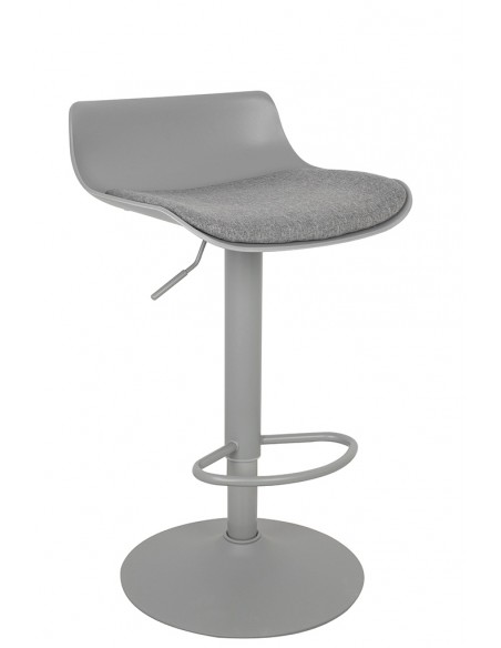 Krzesło barowe SNAP BAR TAP regulowane szare