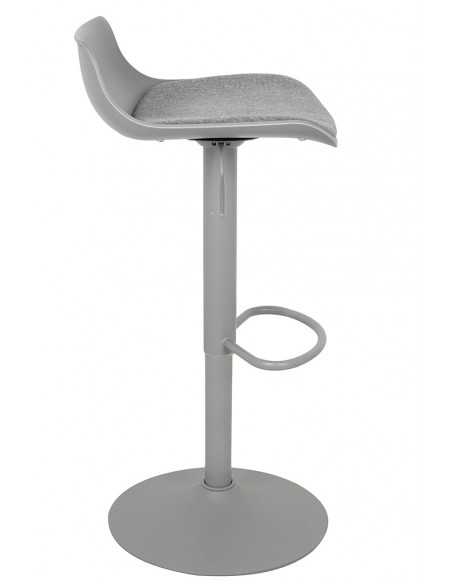 Krzesło barowe SNAP BAR TAP regulowane szare