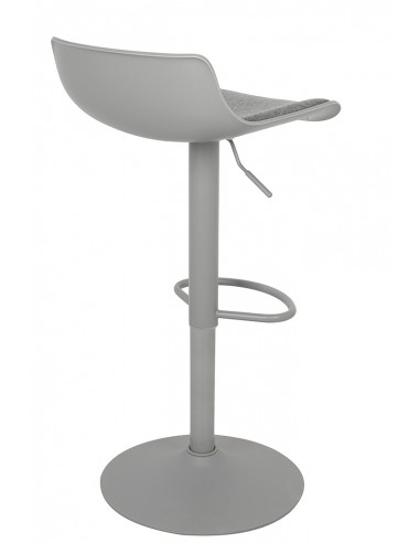 Krzesło barowe SNAP BAR TAP regulowane szare