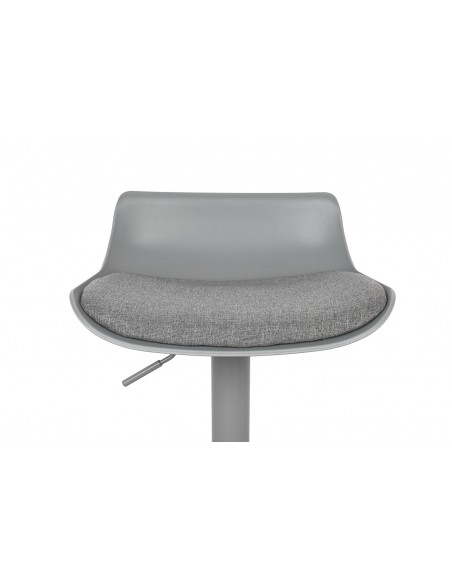 Krzesło barowe SNAP BAR TAP regulowane szare