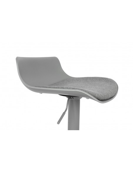 Krzesło barowe SNAP BAR TAP regulowane szare