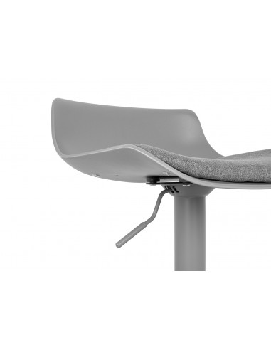 Krzesło barowe SNAP BAR TAP regulowane szare