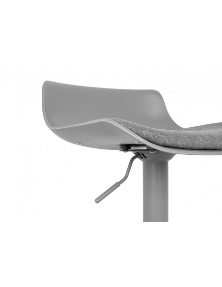 Krzesło barowe SNAP BAR TAP regulowane szare