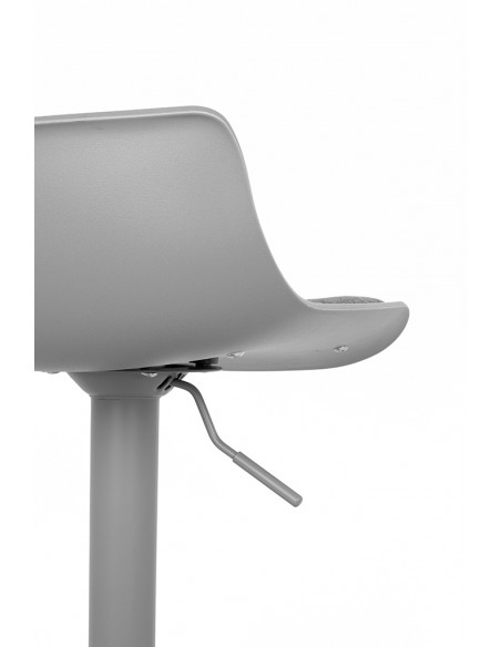 Krzesło barowe SNAP BAR TAP regulowane szare