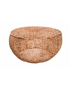 INVICTA stolik kawowy LEAF 80 miedziany - metal
